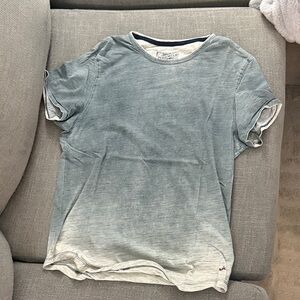 Casual Blue Men's Short Sleeve Tee